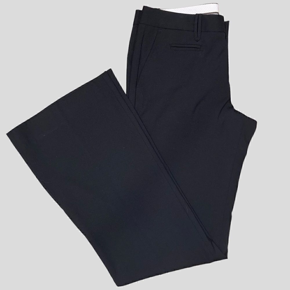 NWT Gap Navy Blue Hip Sling Fit Flare Leg Trousers